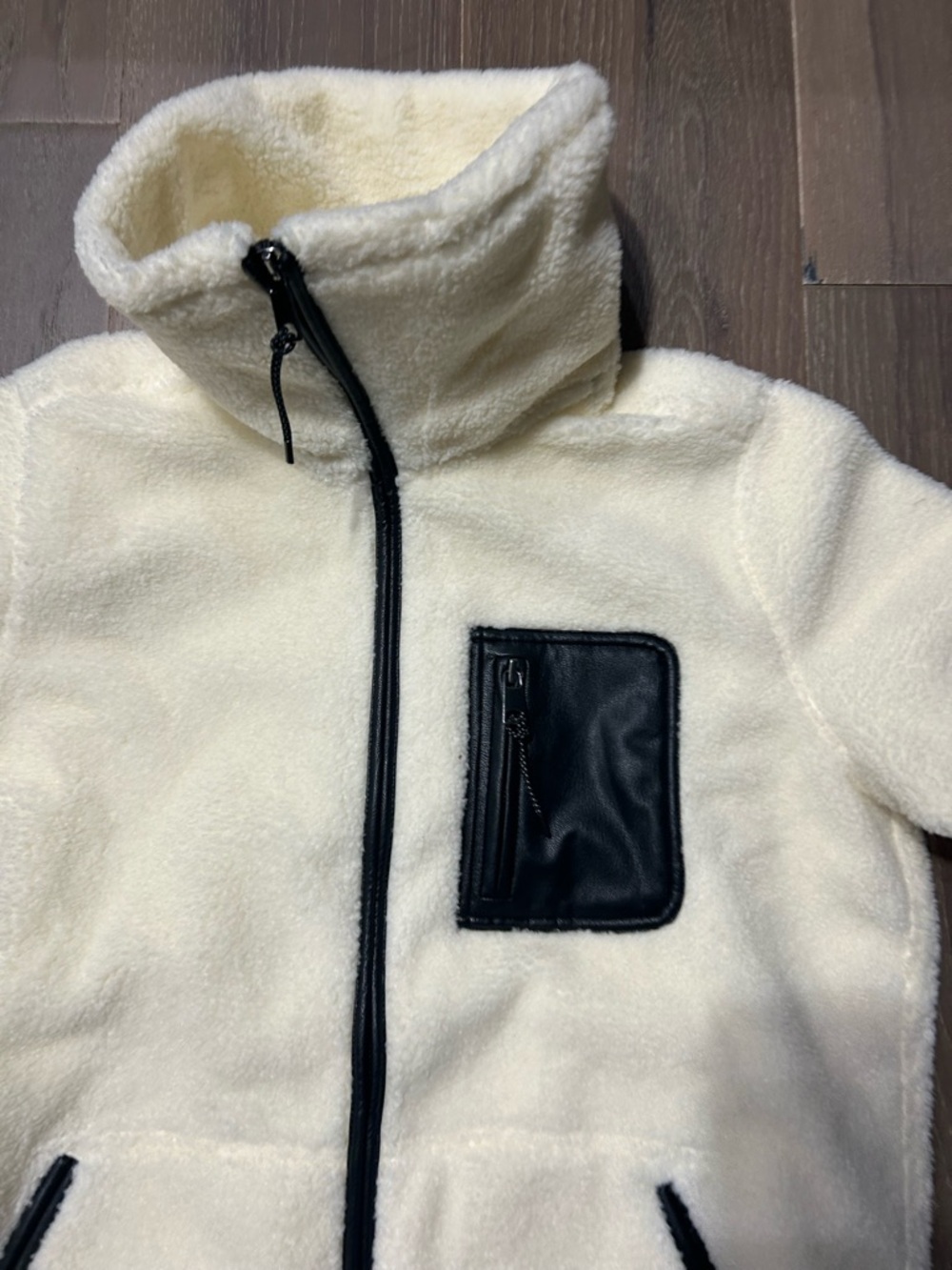 Spanx frosted Ivory full fleece zip. NWT. Various sizes - Picture 5 of 6